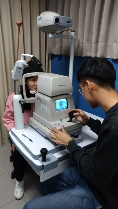 同學體驗視力檢測
